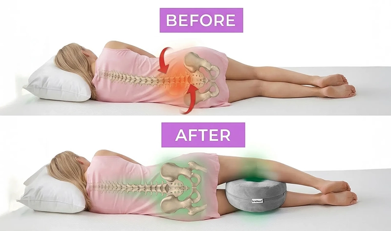 Ergonomic Knee Pillow